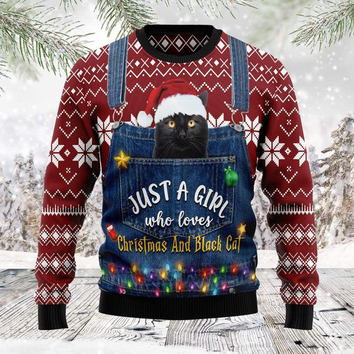 Just A Girl Who Loves Christmas Ugly Christmas Sweater, Christmas Ugly Sweater,Christmas Gift,Gift Christmas 2022