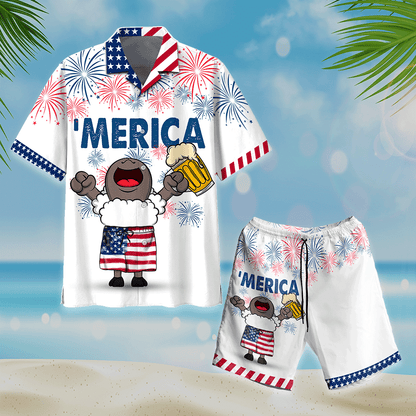 Dearaidh Greannmhar Caoirigh Agus Beoir Léine Haváí, Bronntanas Léine Haváíais, Bronntanas Nollag