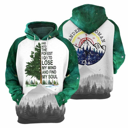 Hiking Wander Woman - 3D All Over Printed Shirt Tshirt Hoodie Apparel