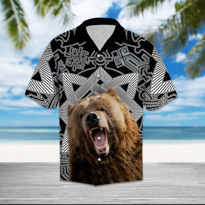 Bear Awesome - Hawaiian Shirt,Hawaiian Shirt Gift, Christmas Gift