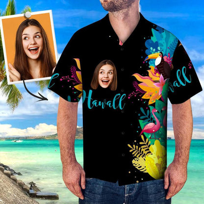 Léine Haváís Grianghraf Saincheaptha Bláthanna Agus Toucan Flamingo, Bronntanas Léine Haváise, Bronntanas Nollag