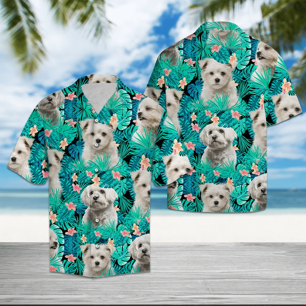 Buy Maltese Hawaiian Shirt-Hawaiian Shirt Gift, Christmas Gift
