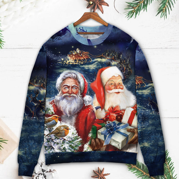 Christmas Santa Claus Snow Ugly Christmas Sweater, Christmas Gift, Gift Christmas 2024