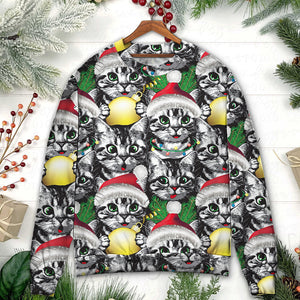 Christmas Meowy Xmas Cat Lover Ugly Christmas Sweater, Christmas Gift, Gift Christmas 2024