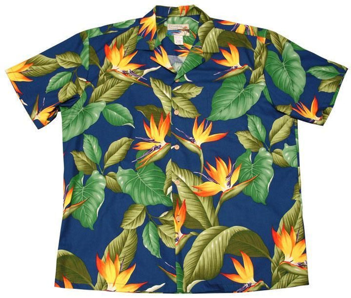 Airbrush Bird Of Paradise Hawaiian Shirt, Hawaiian Shirt Christmas Gift