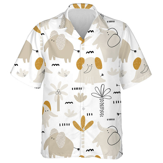 Eilifint Greannmhar i Staideanna Éagsúla le Léine Haváís Gléasra Trópaiceach, Bronntanas Léine Haváís, Bronntanas Nollag