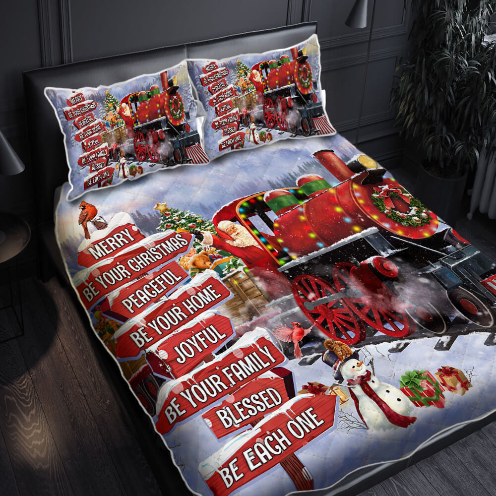 Christmas Santa Quilt Bedding Set Welcome Bedroom Set Bedlinen 3D ,Bedding Christmas Gift,Bedding Set Christmas