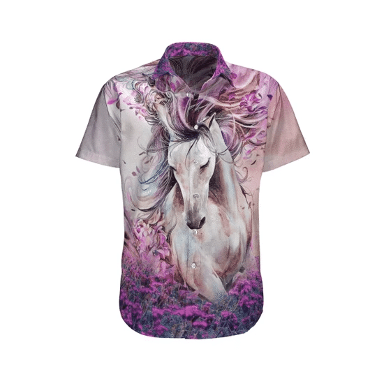 Mystical Horse Watercolor Design Hawaiian Shirt,Hawaiian Shirt Gift, Christmas Gift