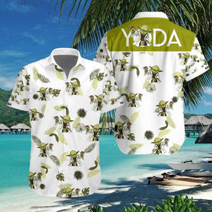 Yoda 3D Hawaiian Shirt – Hothot , Hawaiian Shirt Gift, Christmas Gift