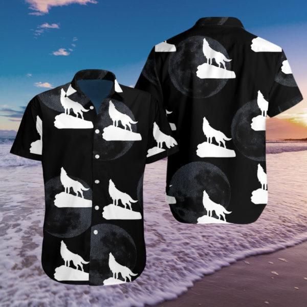 Wolf Hawaiian Shirt, Hawaiian Shirt Gift, Christmas Gift