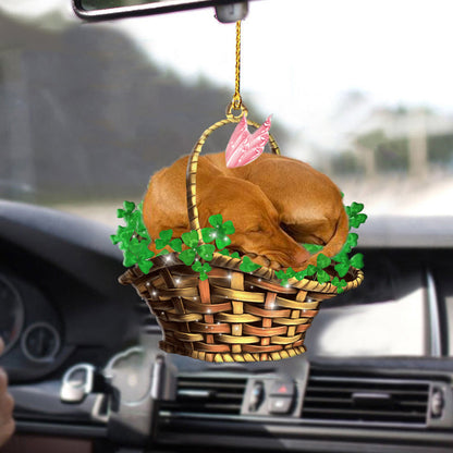 Ornáid Codlata Madraí Vizsla, Ornáid Ainmhithe Lucky Fairy, Maisiú na Nollag