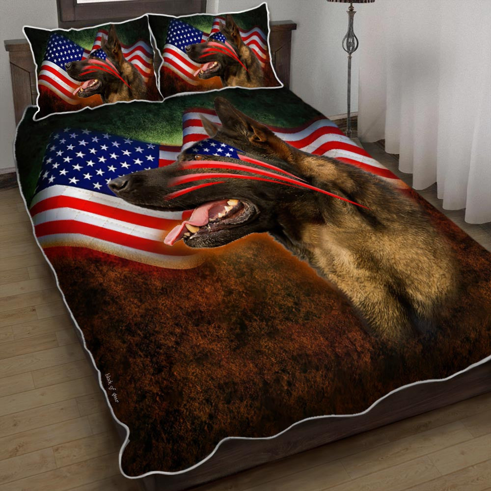 Great Dane Dog American Patriot Quilt Bedding Set Bedroom Set Bedlinen,Bedding Christmas Gift,Bedding Set Christmas