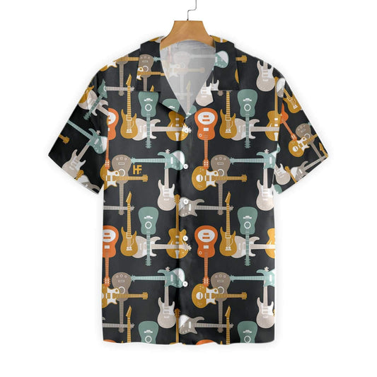 The Collection Of Electric Guitars Hawaiian Shirt,Hawaiian Shirt Gift, Christmas Gift