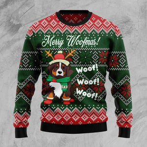 Bernese Mountain Dog Woofmas Ugly Christmas Sweater,Christmas Ugly Sweater,Christmas Gift,Gift Christmas 2022