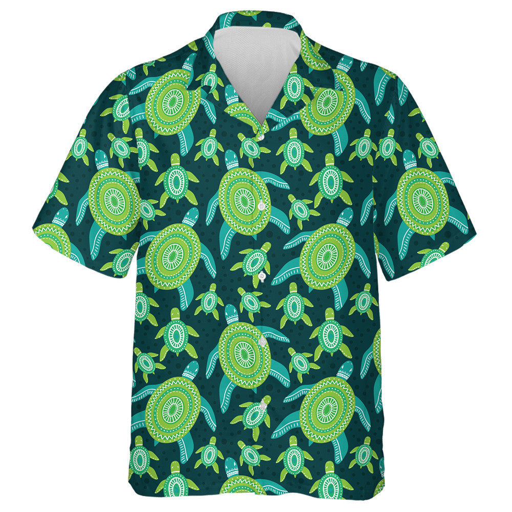 Ornáid Glas Turtar Reiptílí Farraige Léiriú Ainmhithe Léine Haváís, Bronntanas Léine haváíais, Bronntanas Nollag