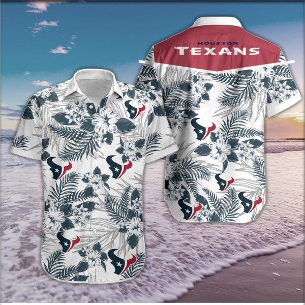 Houston Texans Hawaiian Shirt, Hawaiian Shirt Gift, Christmas Gift