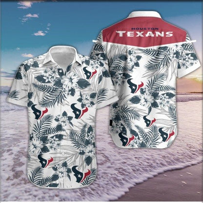 Houston Texans Hawaiian Shirt, Hawaiian Shirt Gift, Christmas Gift