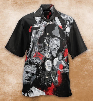 Anime Murder Gift For Horror Lover Hawaiian Shirt, Hawaiian For Gift