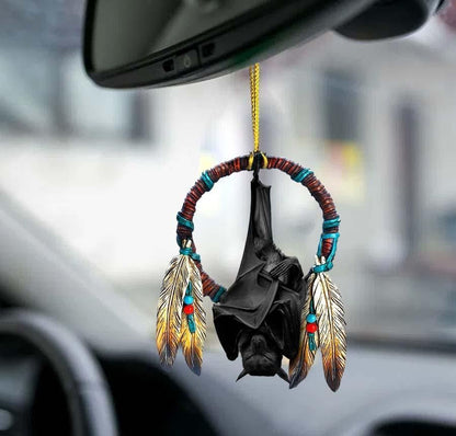 Ciorcal Dúchais Ialtóg Ornáid Dhá Thaobh, Bronntanas Ornáide Nollag, Bronntanas Nollag, Maisiú Nollag