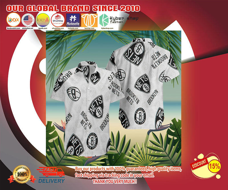 Brooklyn Nets Hawaiian Shirt, Hawaiian Shirt Gift, Christmas Gift