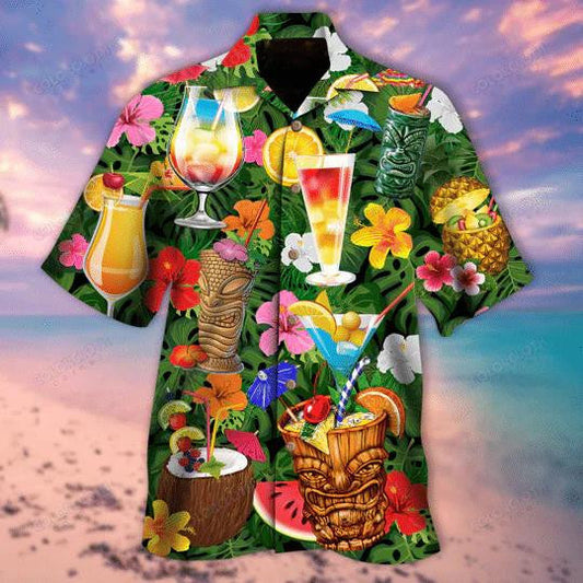 Sábháil Uisce Deoch Bronntanas Cocktail Do Lovers Samhraidh Léine Haváís, Bronntanas Léine Haváís, Bronntanas Nollag