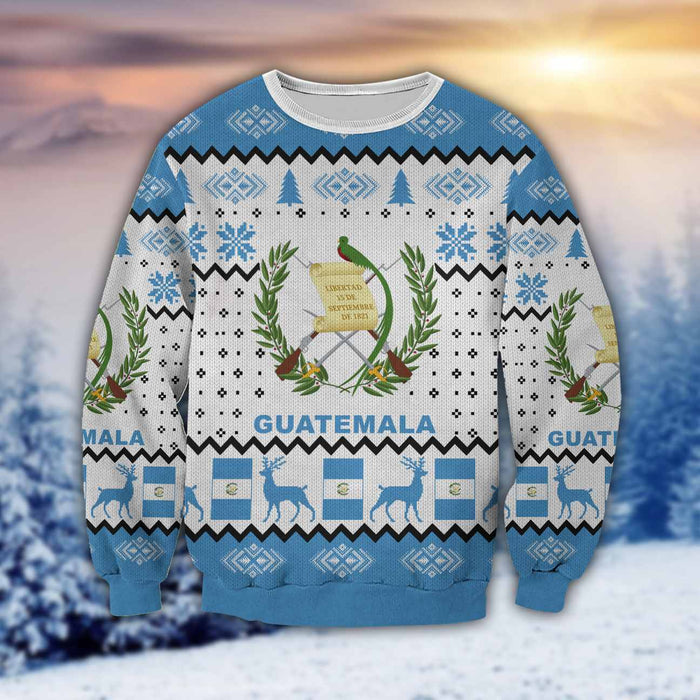 Guatemala 3D All Over Print Ugly Christmas Sweater Hoodie All Over Printed, Christmas Ugly Sweater,Christmas Gift,Gift Christmas 2022