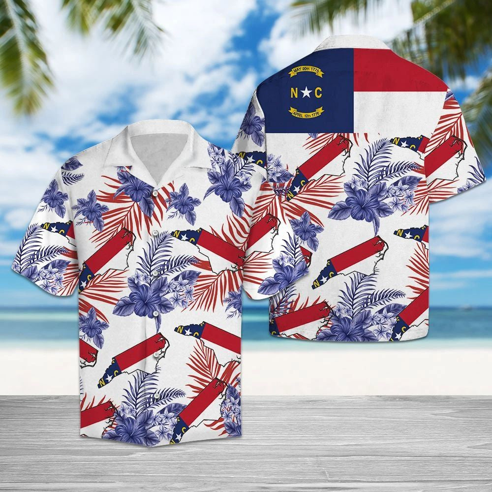 North Carolina Bronntanais Laethanta Saoire Samhraidh Bródúil as Patrún Ideal Léine Haváís, Bronntanas Léine Haváís, Bronntanas Nollag