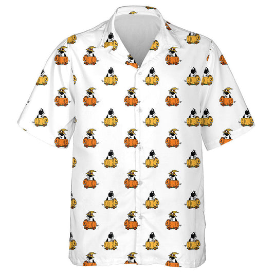 Bulldog Oíche Shamhna Pumpkin Car Riding Madrín Cailleach Léine Haváís, Bronntanas Léine Haváís, Bronntanas Nollag