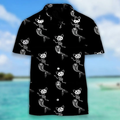 Tá Purrmaids ag Damhsa Léine Aloha Haváís Shorts Haváís Beach Short Léinte, Bronntanas Léine Haváíais, Bronntanas Nollag