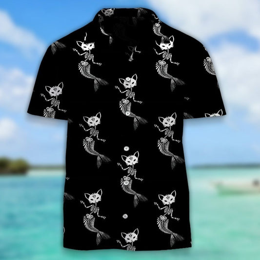 Tá Purrmaids ag Damhsa Léine Aloha Haváís Shorts Haváís Beach Short Léinte, Bronntanas Léine Haváíais, Bronntanas Nollag