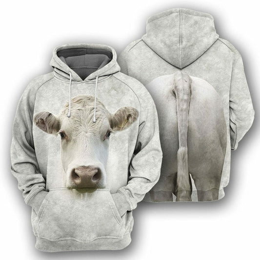 Charolais Cattle - 3D All Over Printed Shirt Tshirt Hoodie Apparel