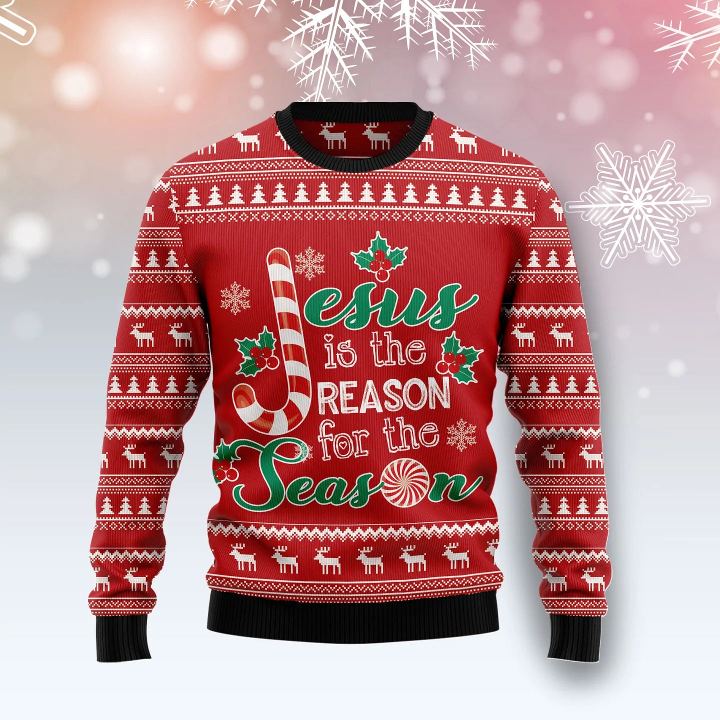 Is é Íosa Cúis an tSéasúir mná &amp; fir unisex, lánúineacha ag meaitseáil, cairde, bronntanais ghránna geansaí saoire na Nollag don teaghlach, geansaí gránna Nollag