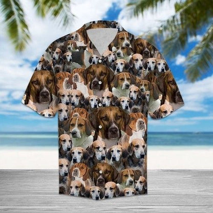 English Foxhound Hawaiian Shirt Summer_Hawaiian Shirt Gift, Christmas Gift