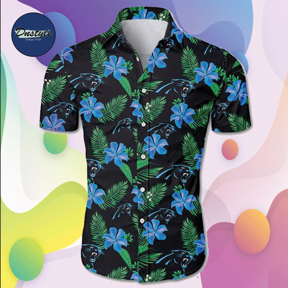 Carolina Panthers Hawaiian Shirt â€“ Dnstyles_Hawaiian Shirt Gift, Christmas Gift