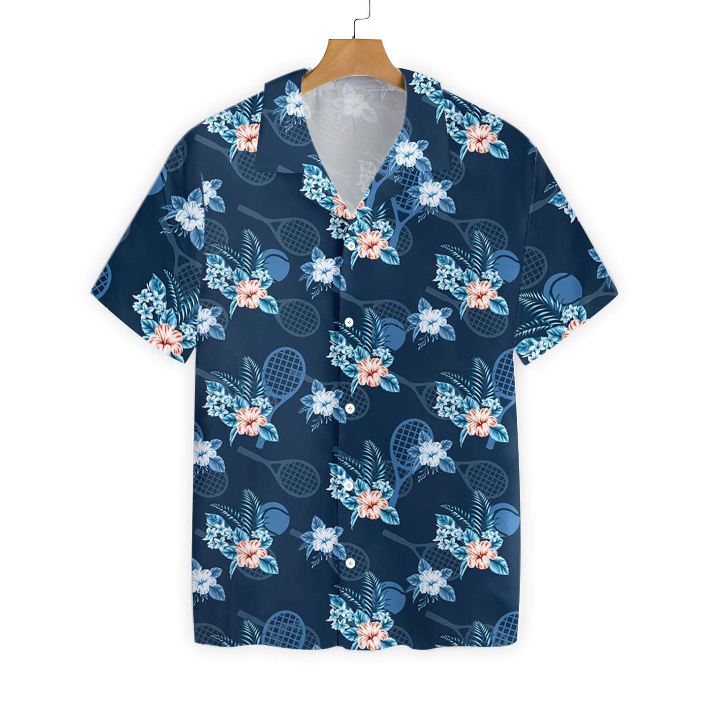 Leadóg Tropical 3 Ar Chúlra Gorm Dearadh Léine Haváís, Bronntanas Léine Haváíais, Bronntanas Nollag