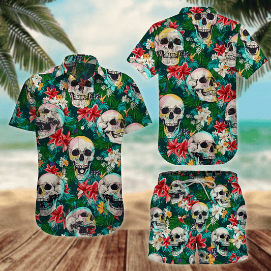 Cloigeann Foraoise Trópaiceach agus Patrún Dearg Bláthanna Léine Haváís, Bronntanas Léine Haváíais, Bronntanas Nollag