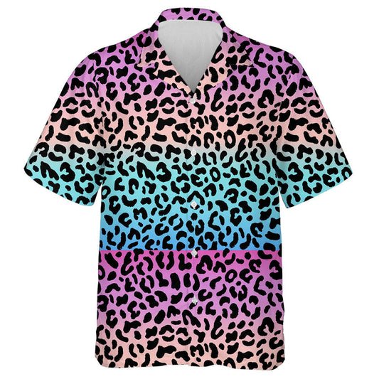 Leopards Grádán Bándearg Agus Gorm 80í, 90idí Léine Haváís Stíl, Bronntanas Léine Haváís, Bronntanas Nollag