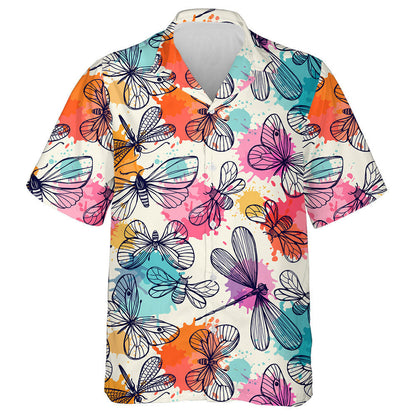 Teibí Féileacáin Neon Dathúla Agus Snáthaidí Léinte Haváís, Bronntanas Léine Haváíais, Bronntanas Nollag