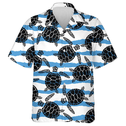 Turtar Gorm Liath Agus Dathanna Bána Uigeacht Grunge Léine Haváís, Bronntanas Léine Haváí, Bronntanas Nollag