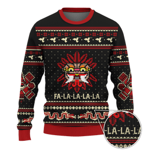 Falalala Aztec Aztec Maya Mexica Christmas Sweater, Christmas Gift, Gift Christmas 2024