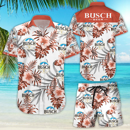 Busch Beer Hawaiian Shirt â€“ Dnstyles,Hawaiian Shirt Gift, Christmas Gift