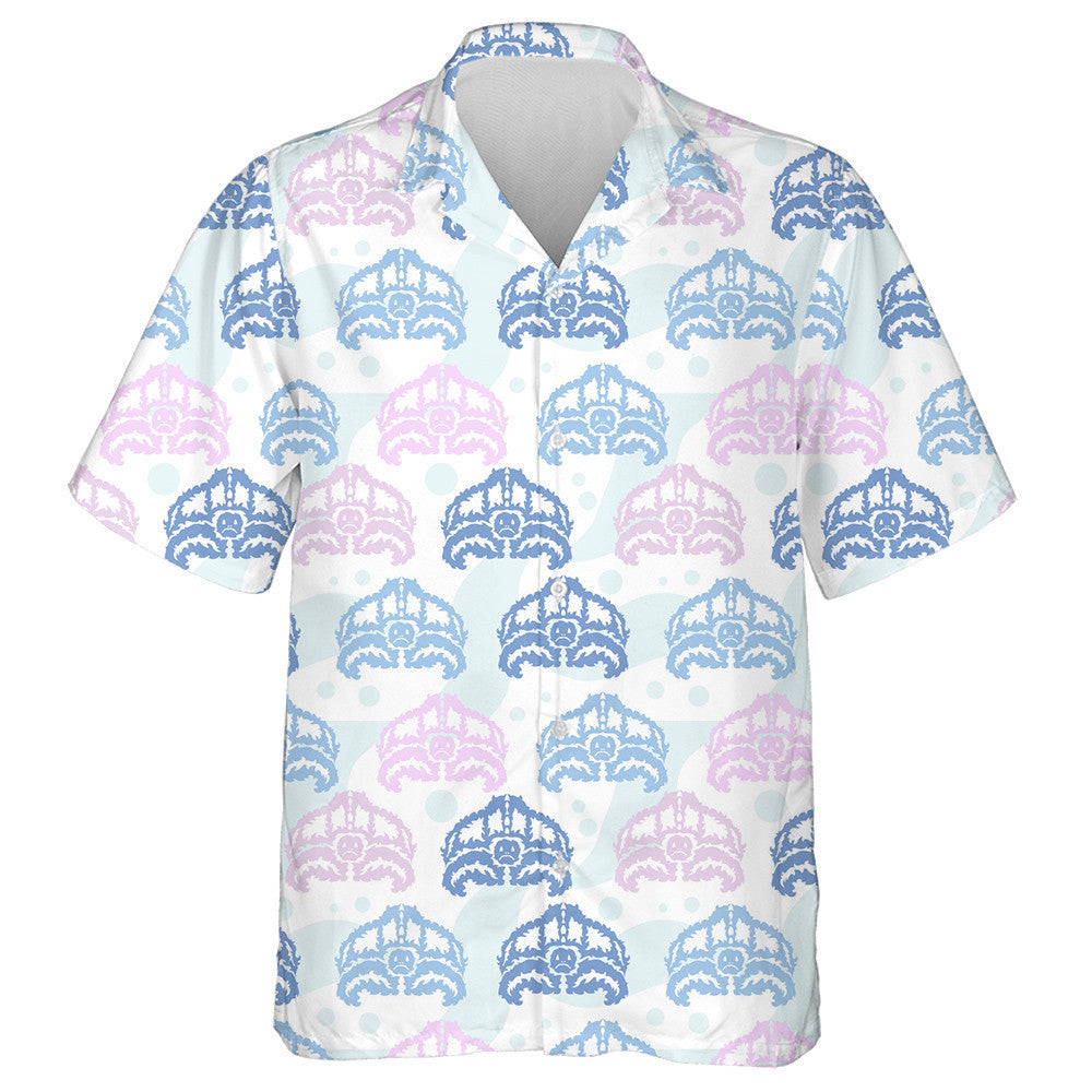 Hand Drawn Colorful Doodle Turtle Marine Hawaiian Shirt, Hawaiian Shirt Gift, Christmas Gift