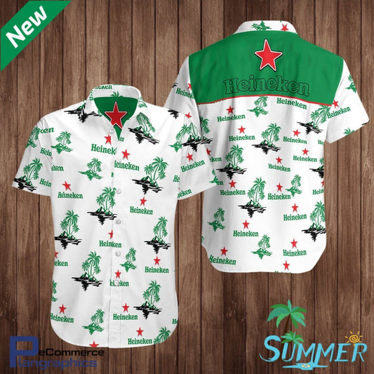 Heiheken Aop Léine Aloha Haváís Léine Ghearr Trá Shorts Haváís, Bronntanas Léine Haváíais, Bronntanas Nollag