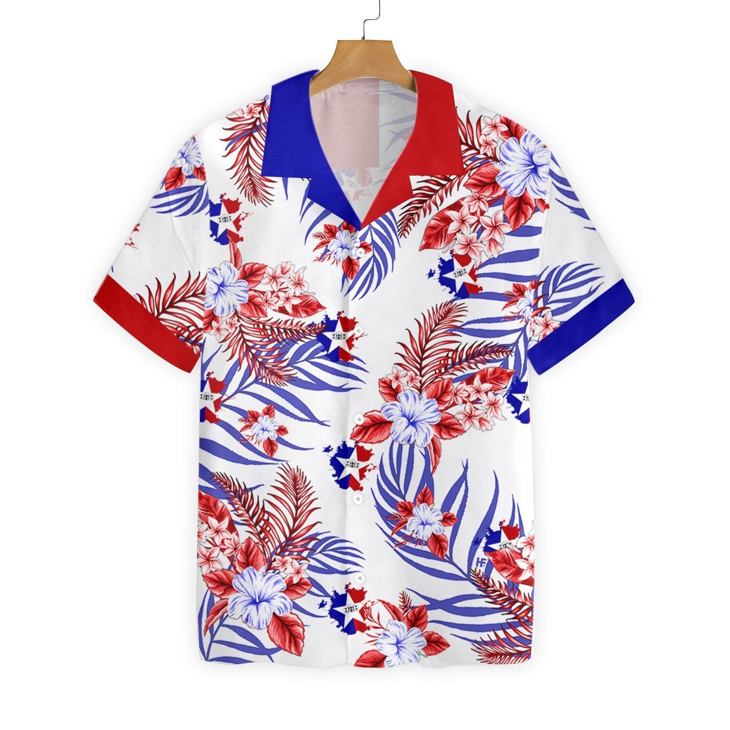 San Antonio Proud On White Background Pattern Hawaiian Shirt, Hawaiian Shirt Gift, Christmas Gift