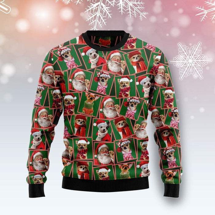 Chihuahua Santa Clau Ugly Christmas Sweater,Christmas Gift,Gift Christmas 2022