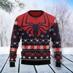 Spider Season To Be Spidey unisex womens & mens, couples matching, friends, funny family ugly christmas holiday sweater gifts,Christmas Ugly Sweater