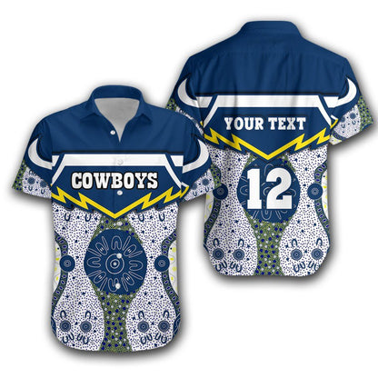 Cowboys Fire Hawaiian Aloha Shirt, Hwaiian For Gift