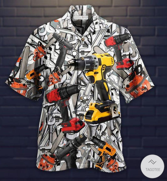 Drills Tool Mechanic Hawaiian Shirt_Hawaiian Shirt Gift, Christmas Gift