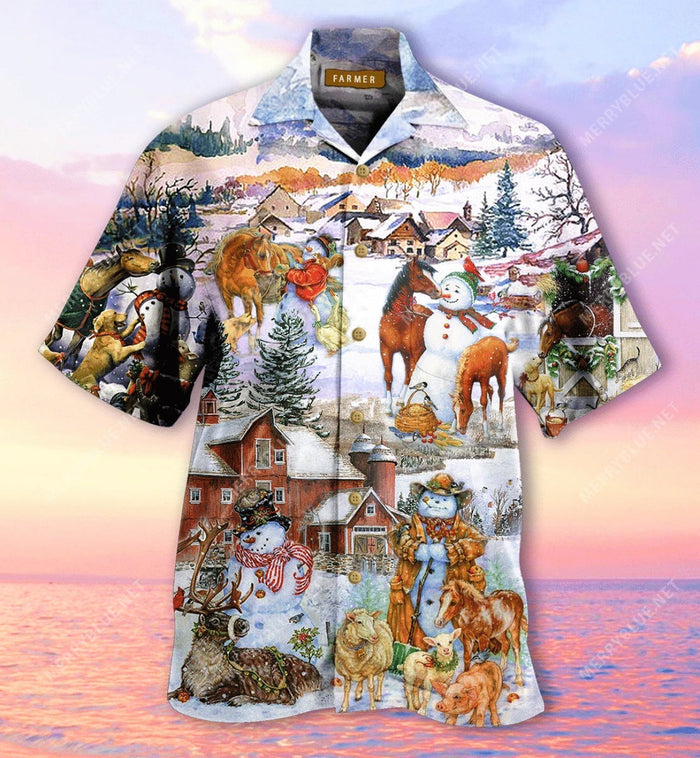 Design Hawaiian Shirt Christmas Is Better On Farm, Hawaiian Shirt Gift, Christmas Gift