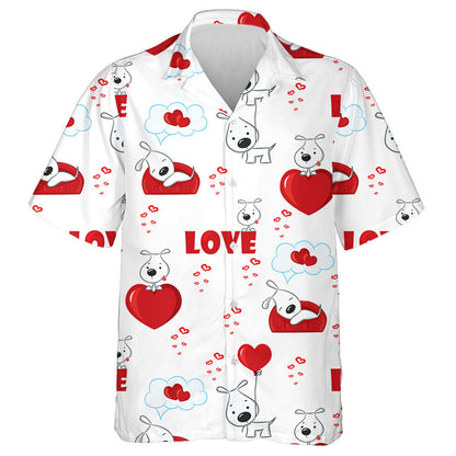 Cúlra gleoite le Madraí Agus Croí Do Léine Haváís Lá Vailintín, Bronntanas Léine Haváís, Bronntanas Nollag